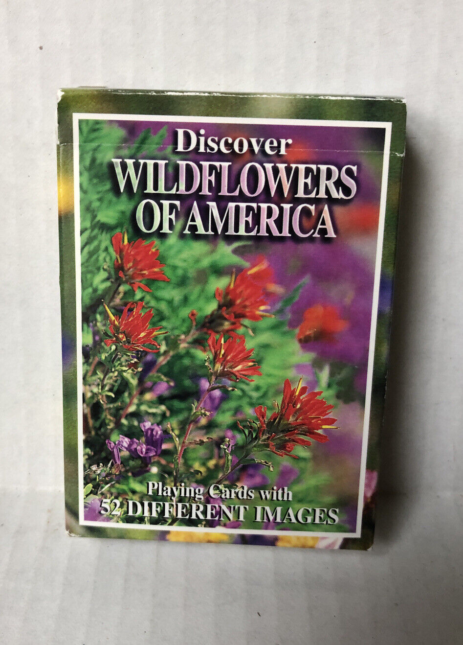 PLAYING CARDS DISCOVER WILDFLOWERS OF AMERICA 52 DIFFERENT IMAGES