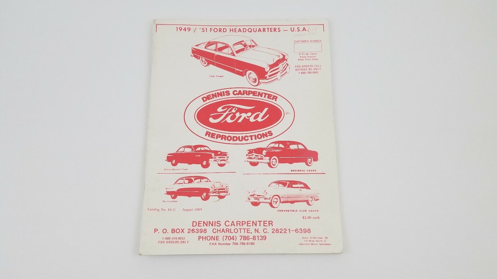Dennis Carpenter FORD Reproductions 1949/51 Catalog Hot Rods Rat Rods  N9
