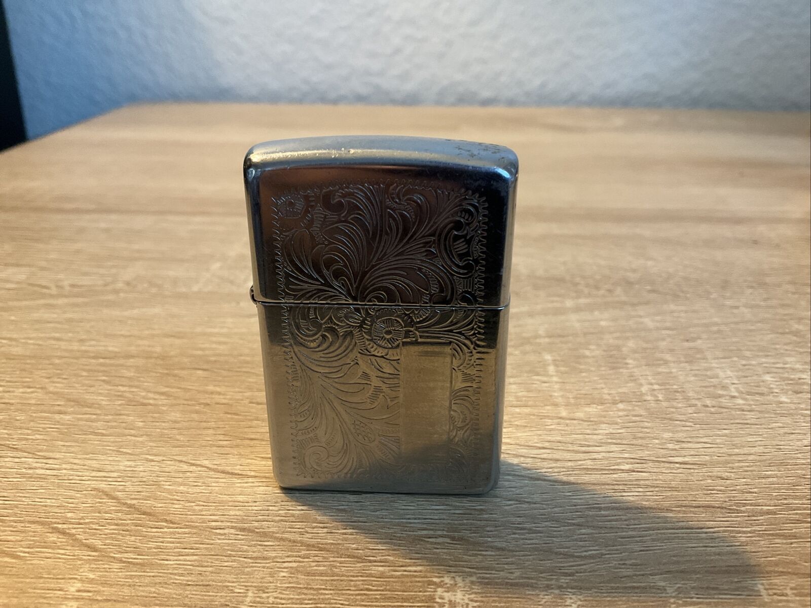 Zippo Lighter XI 1995 Scroll Etched