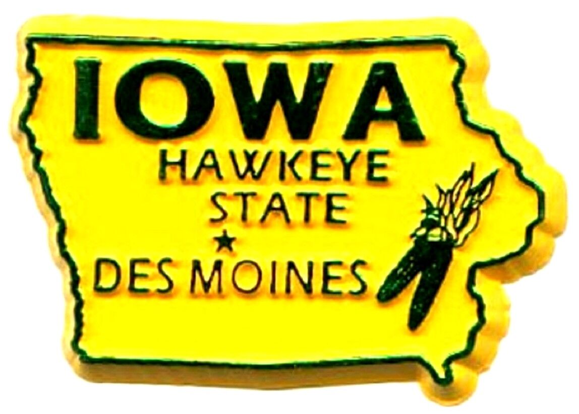 Iowa The Hawkeye State Fridge Magnet