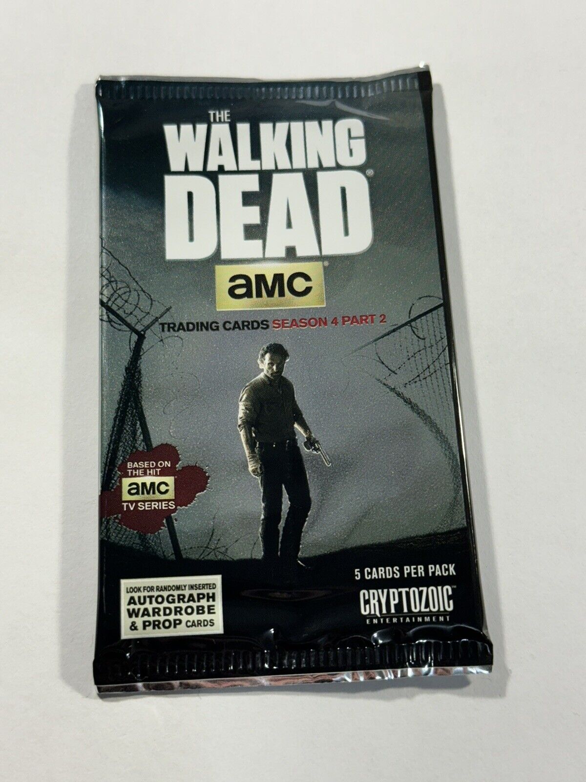 Cryptozoic The Walking Dead Season 4 Part 2 Factory Sealed Hobby Pack From Box