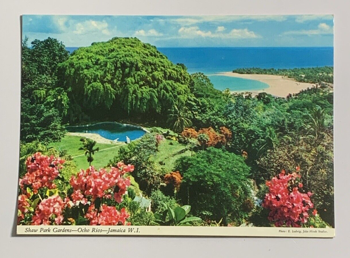 Shaw Park Gardens, Oho Rios, Jamaica, Postcard