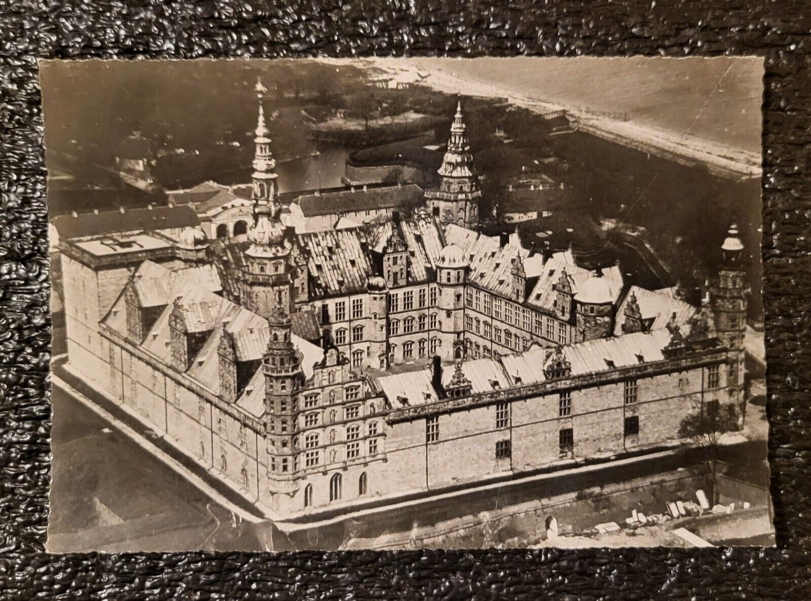 RPPC Vintage Kronborg Castle Postcard From Helsingor, Denmark 