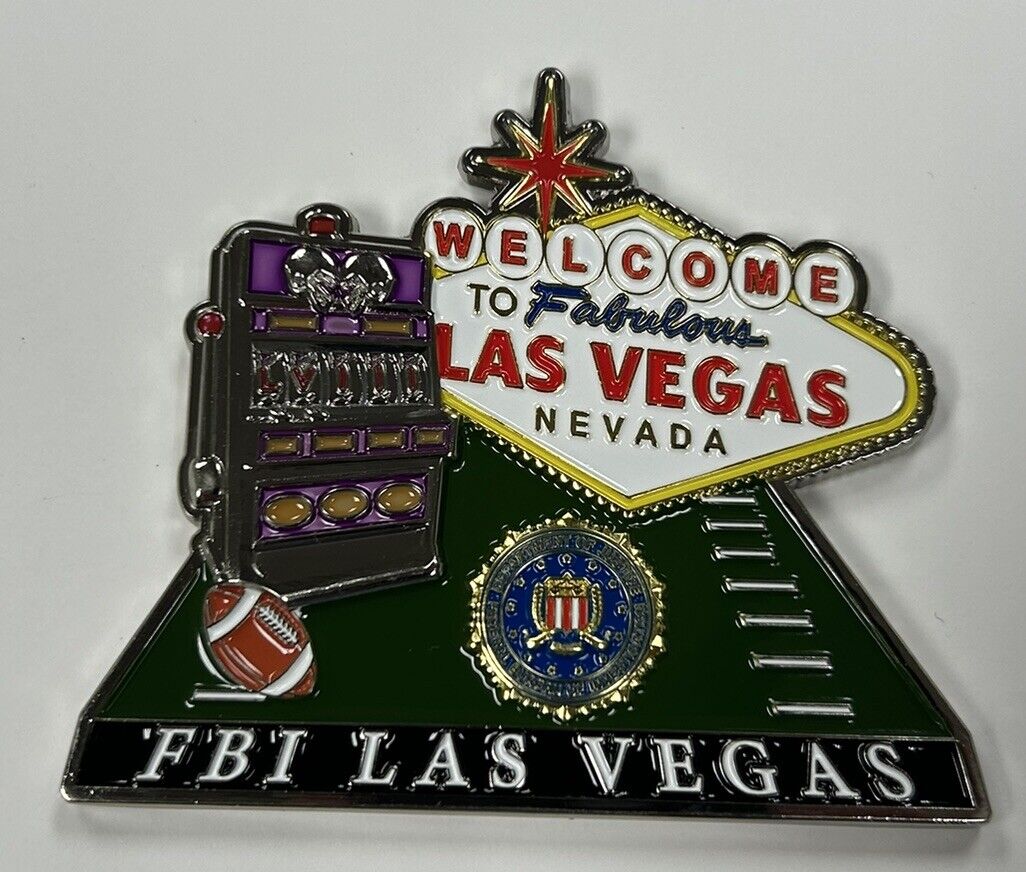 Super Bowl LVIII Las Vegas FBI Challenge Coin Kansas City Chiefs, San Francisco