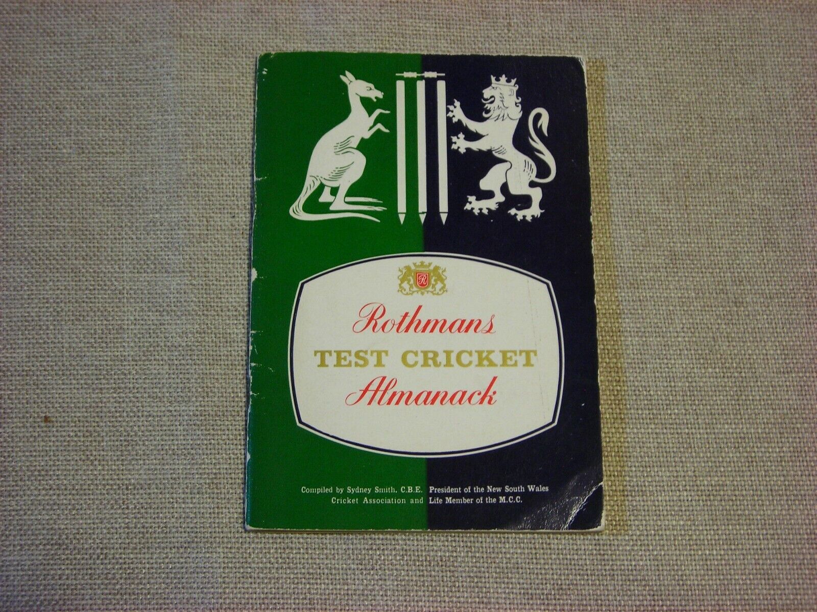 Cricket Memorabilia  Rothmans Test Cricket Almanac – 1961 