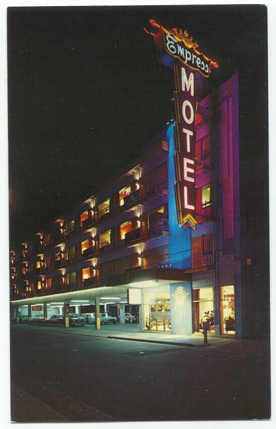 Atlantic City NJ The Empress Motel Vintage Postcard New Jersey