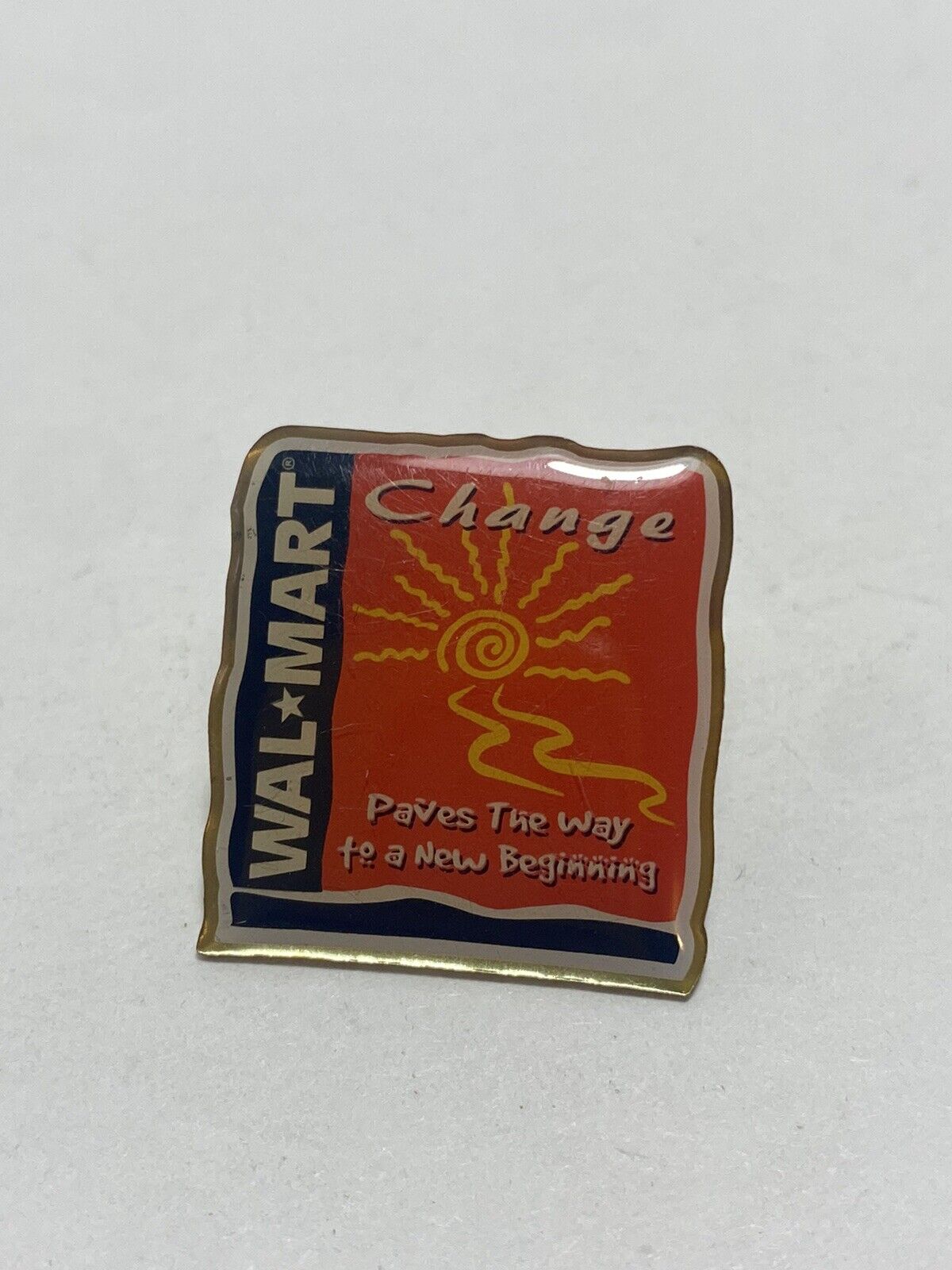 Walmart Employee Lapel pin Change Paves The Way To A New Beginning Wal-mart