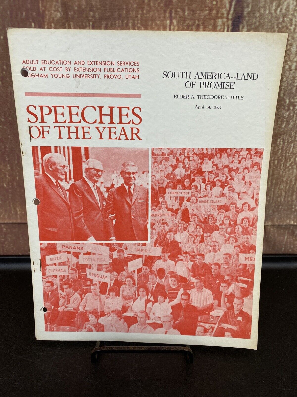 Brigham Young University Speeches Of The Year By Elder A. T Tuttle 1964