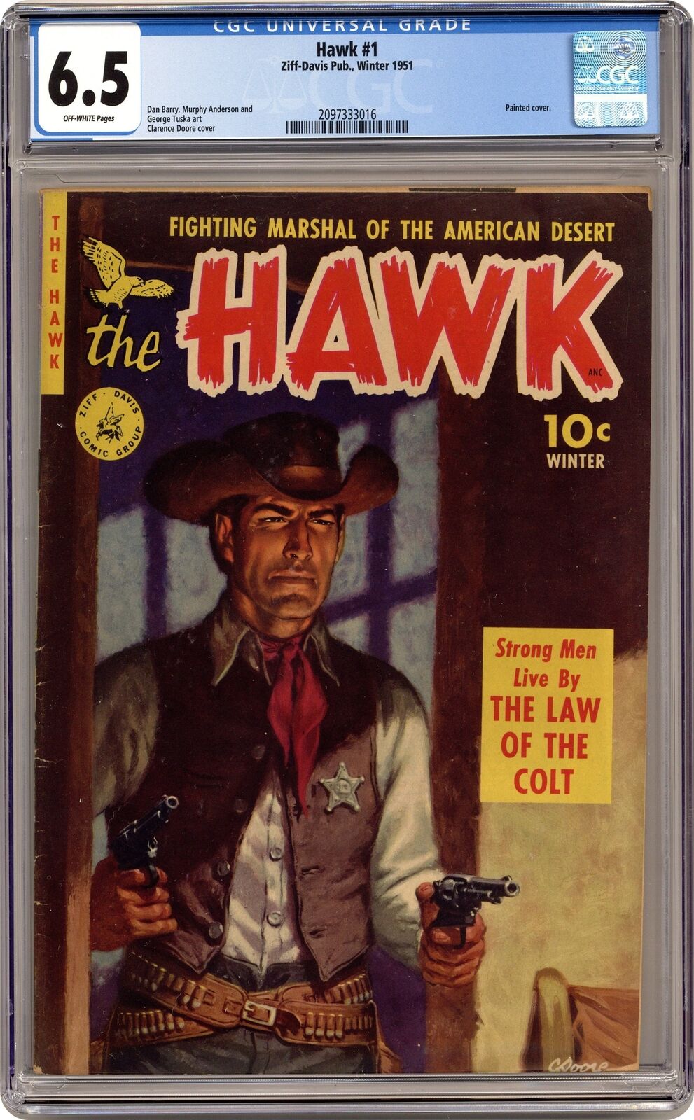 Hawk, The #1 CGC 6.5 1951 2097333016