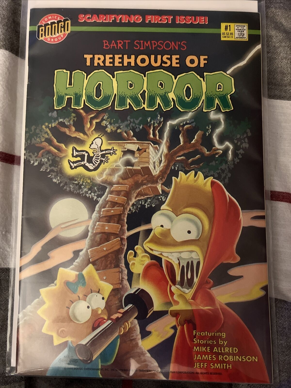 Bart Simpson's Treehouse of Horror #1  1995 Bongo Comics