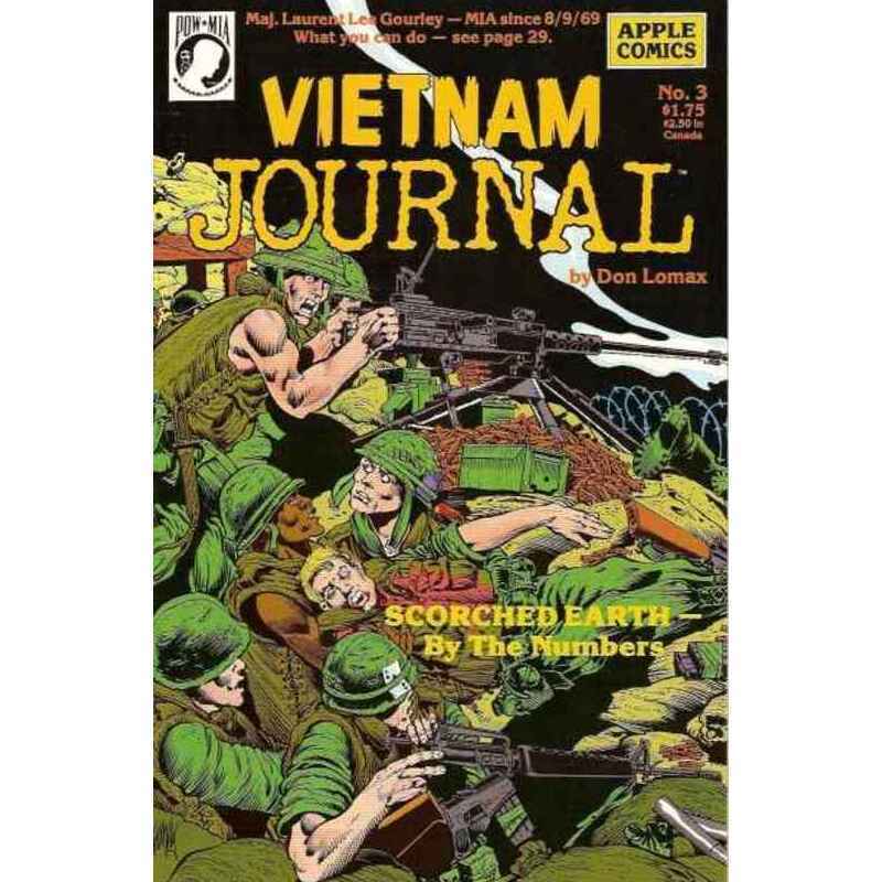 Vietnam Journal #3 in Near Mint minus condition. Apple comics [f 