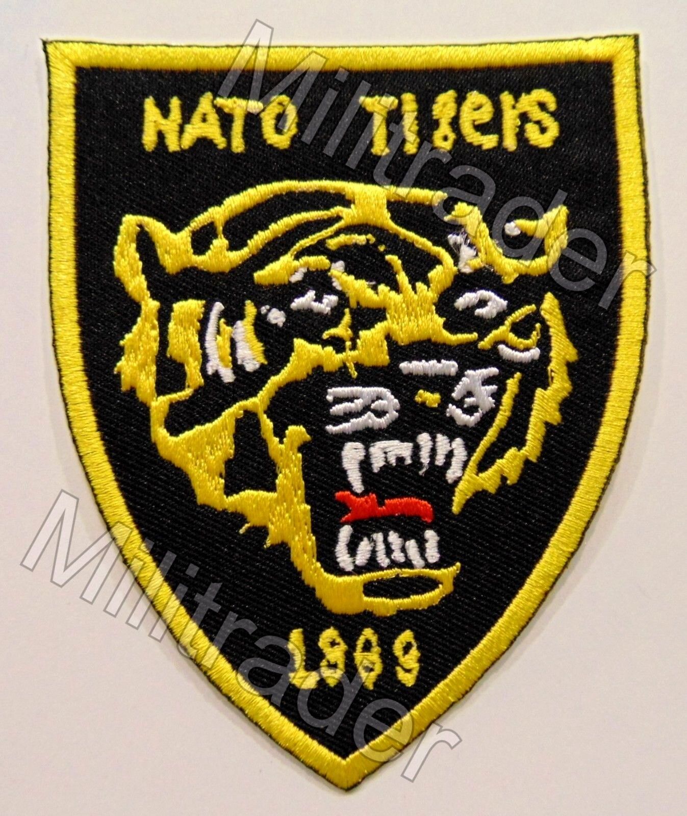 NATO Tiger Meet 1969 RAF Woodbridge UK Patch (YLW)