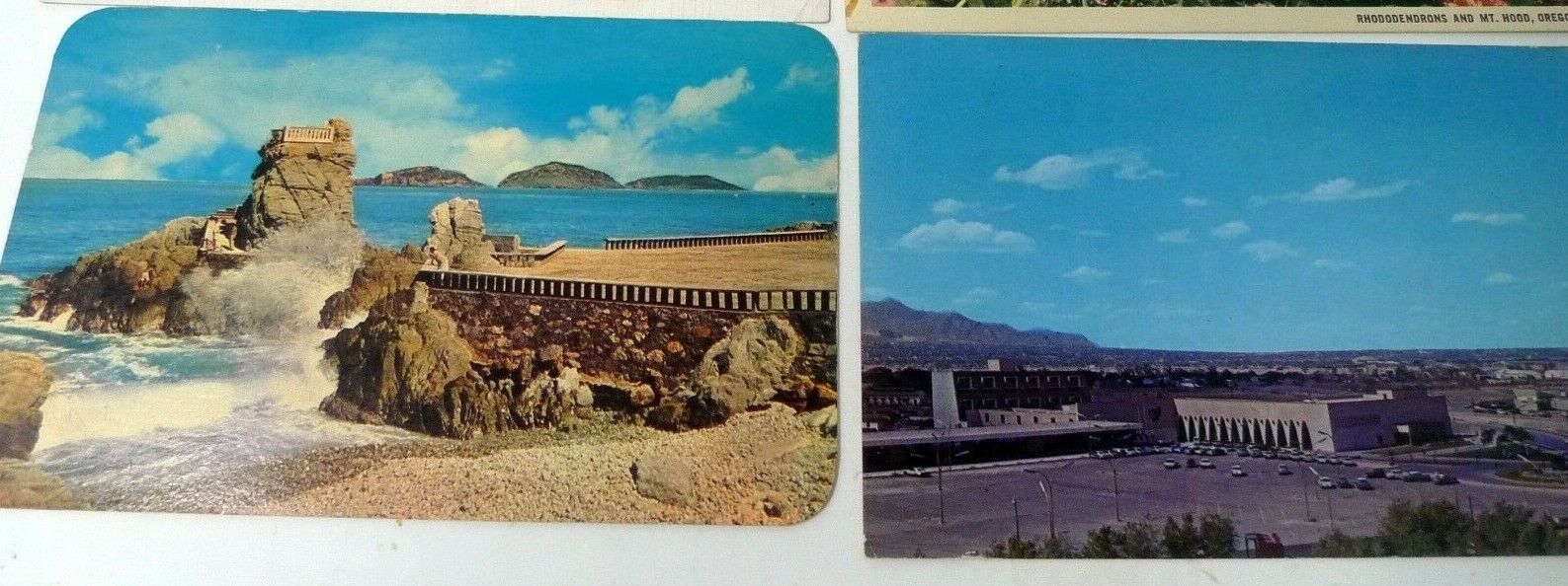 Postcard VTG Lot 2 1967 MEXICO Panoramica Del Hotel Camino Real El Mirador Mazat