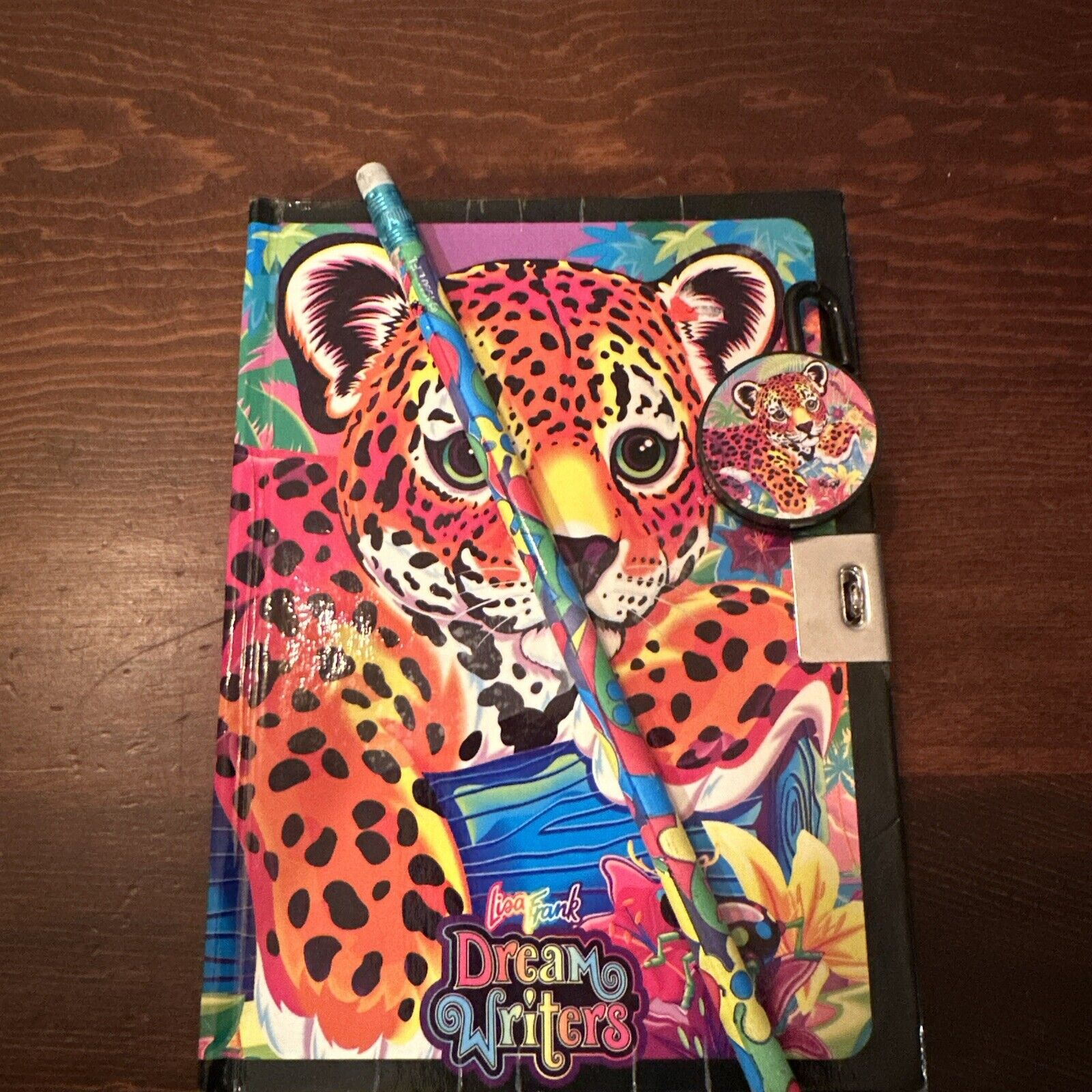 Vintage Lisa Frank Dream Writers Cheetah Journal Notebook Diary