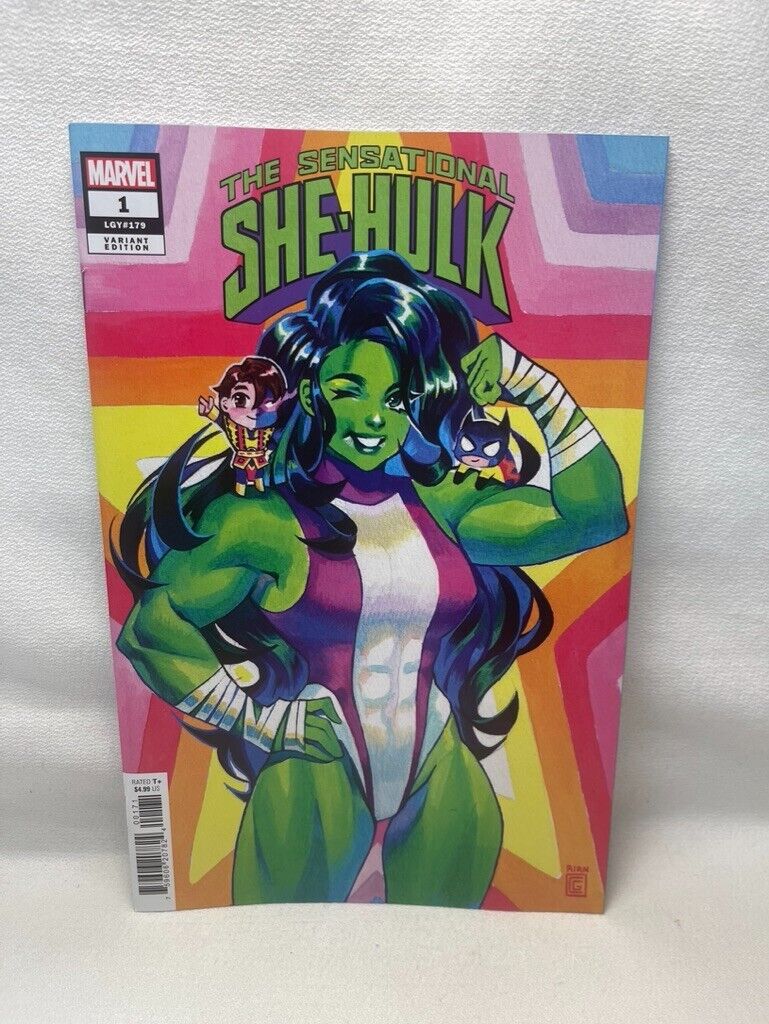 Marvel Sensational She Hulk #1 (2023) var by (CA)Rian Gonzales (W)Rainbow Rowell