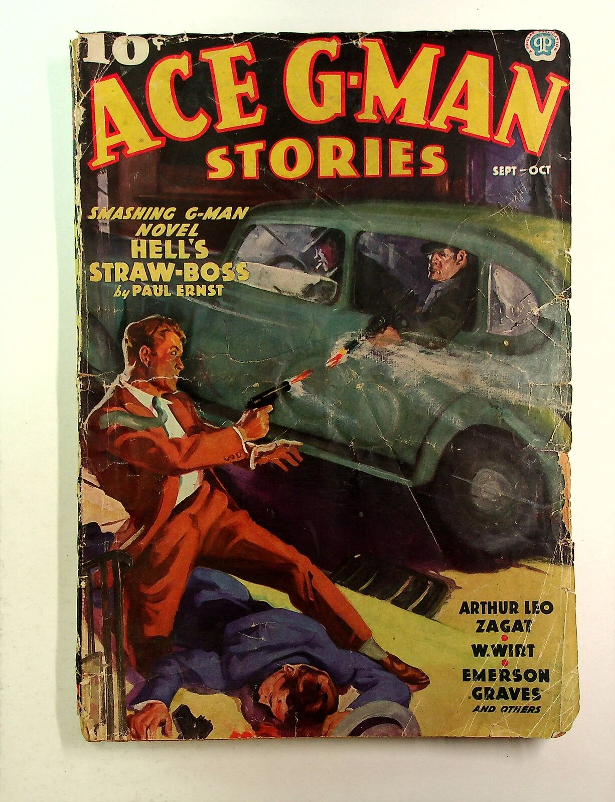 Ace G-Man Stories Pulp Oct 1936 Vol. 1 #3 GD- 1.8 TRIMMED