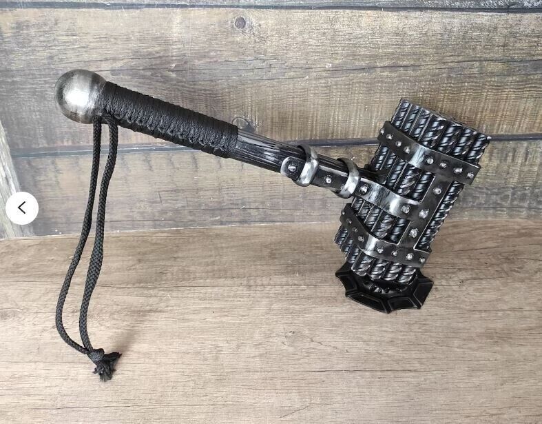 Handmade wrought iron Viking Hammer Thor Hammer Battle Ready Hammer