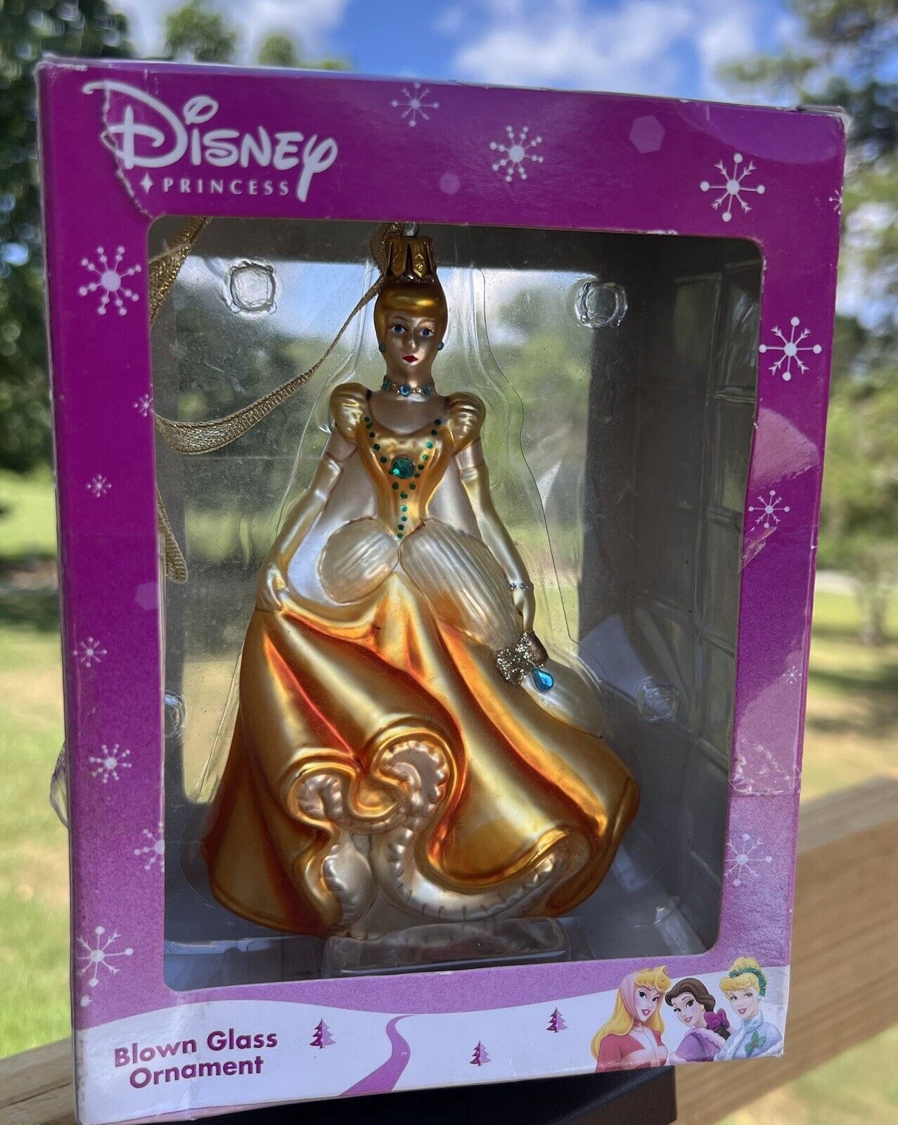 Disney Princess Blown Glass Ornament
