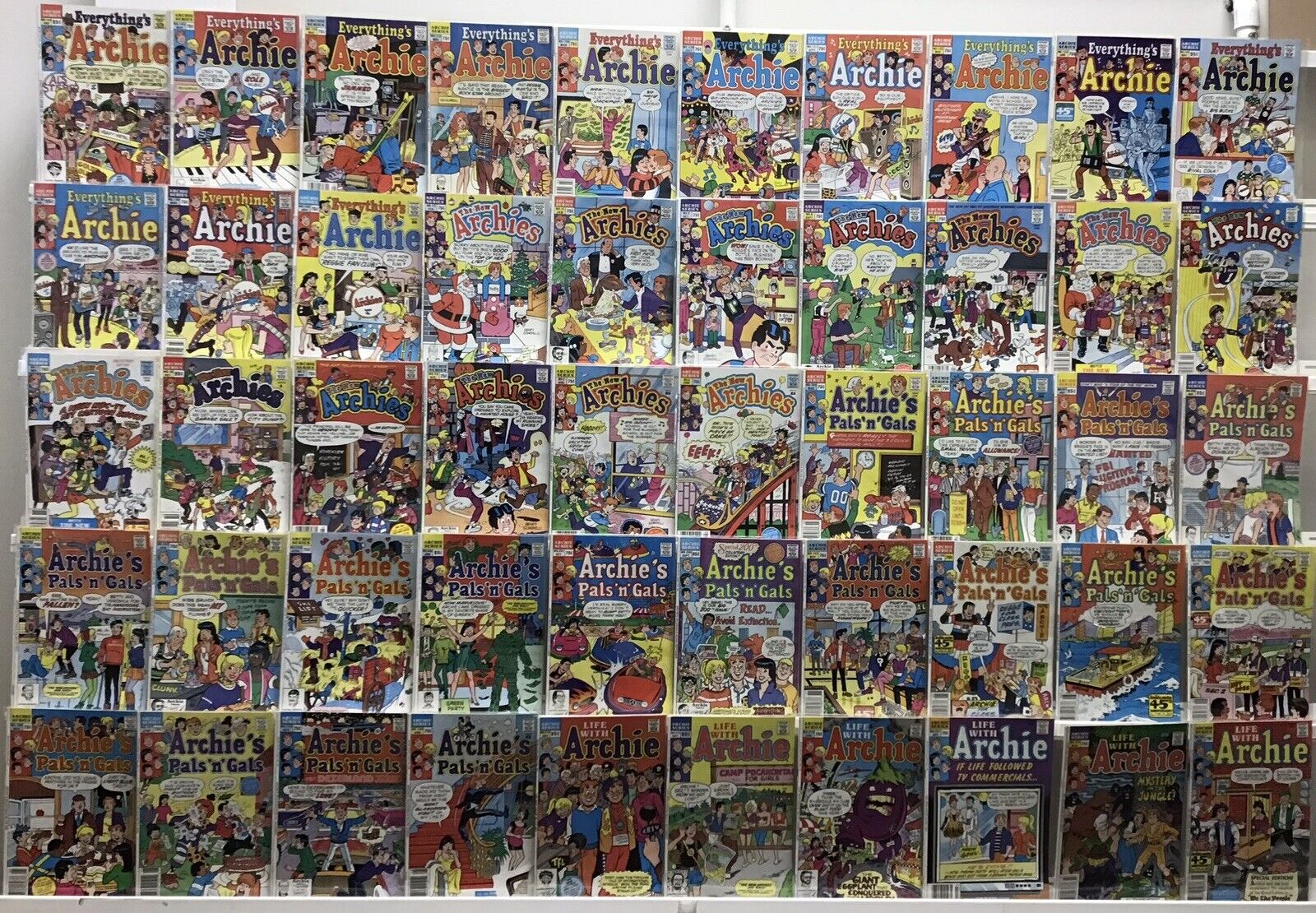 Archie Comics - The New Archie, Archie Pal’s & Gal’s - Comic Book Lot Of 50
