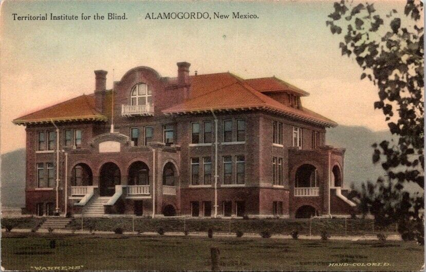 Albertype Postcard Territorial Institute for Blind Alamogordo New Mexico   20550