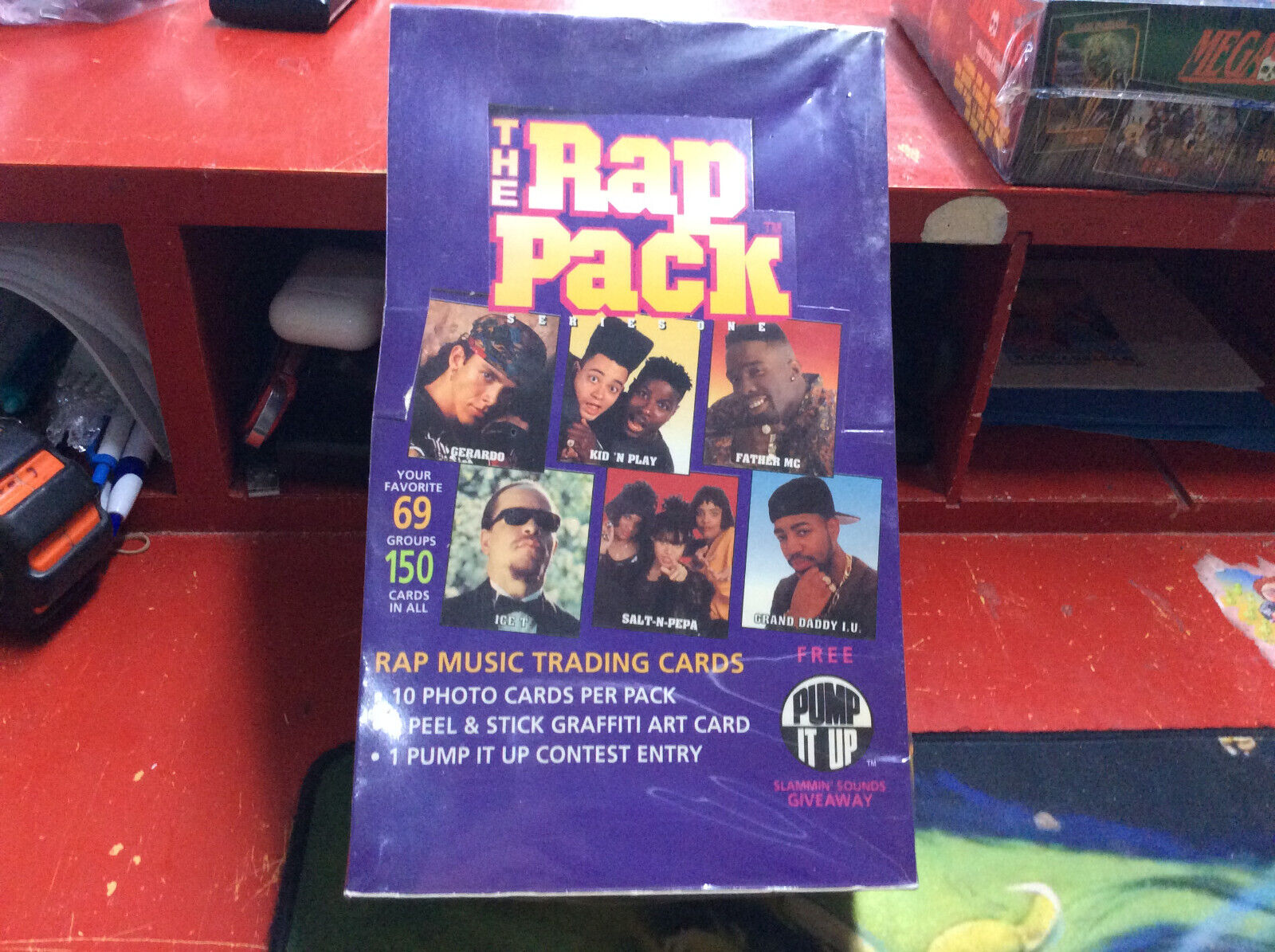 1991 The Rap Pack Series 1 Factory Sealed Rap Trading Cards N.W.A. KID ROCK