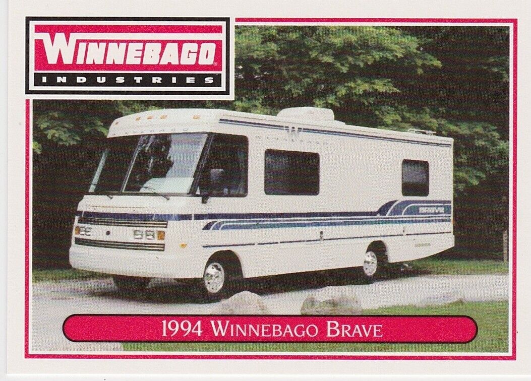 1994 WINNEBAGO INDUSTRIES SERIES 1 SINGLE TRADING CARD #59 1994 BRAVE 29RQ