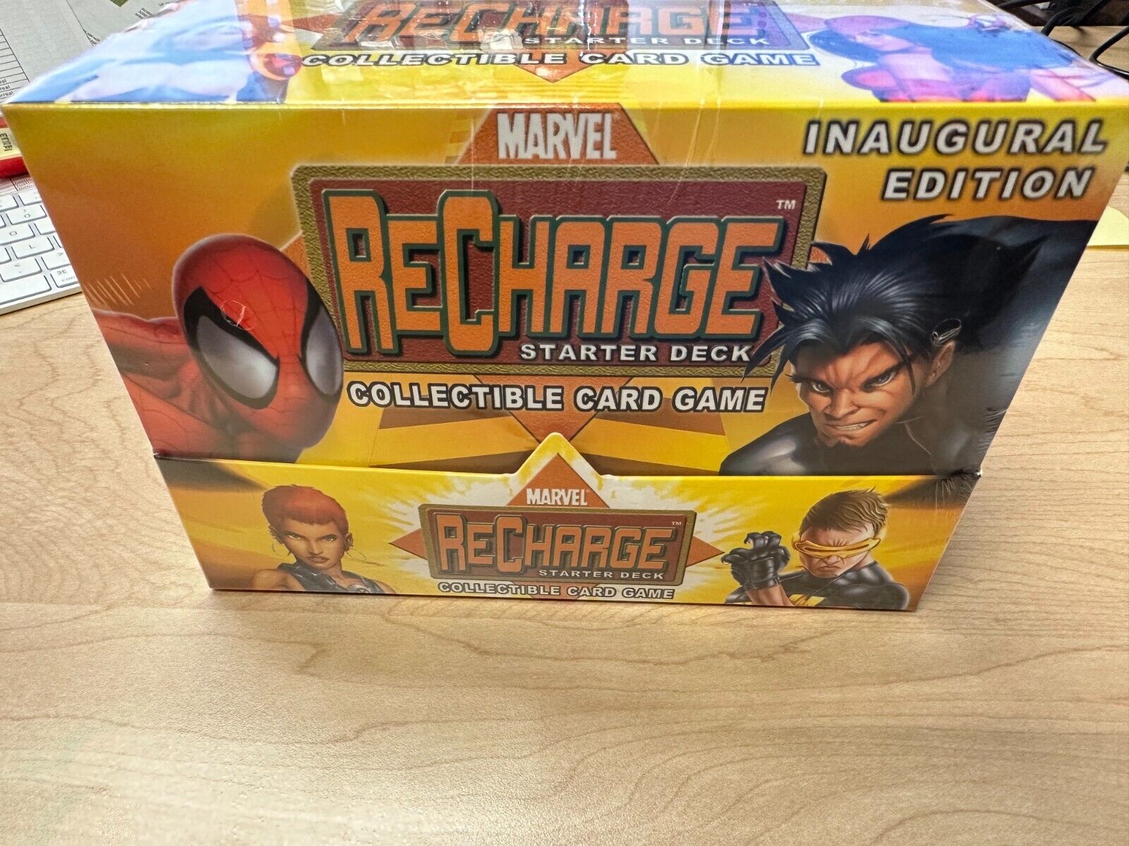 Marvel ReCharge Starter Deck sealed Box 8 Decks FASC 