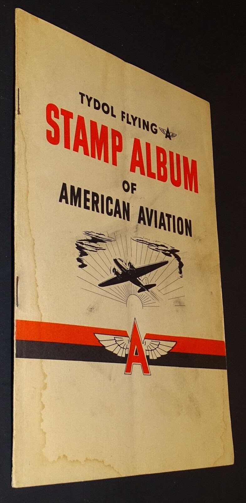 1940 Tydol Gas Station American Aviation \'Flying A\' Stamp Collection in Album