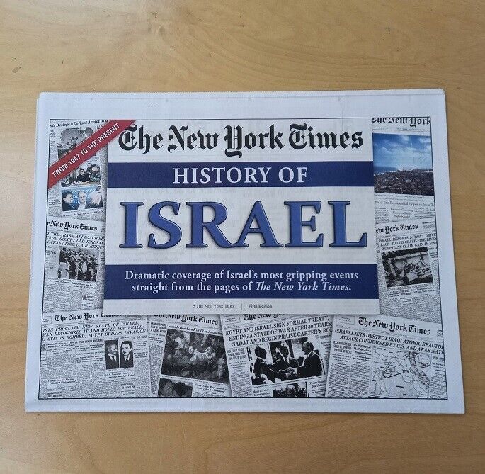 History of Israel - Front Pages of The NY Times (Officially Licensed Reprint)