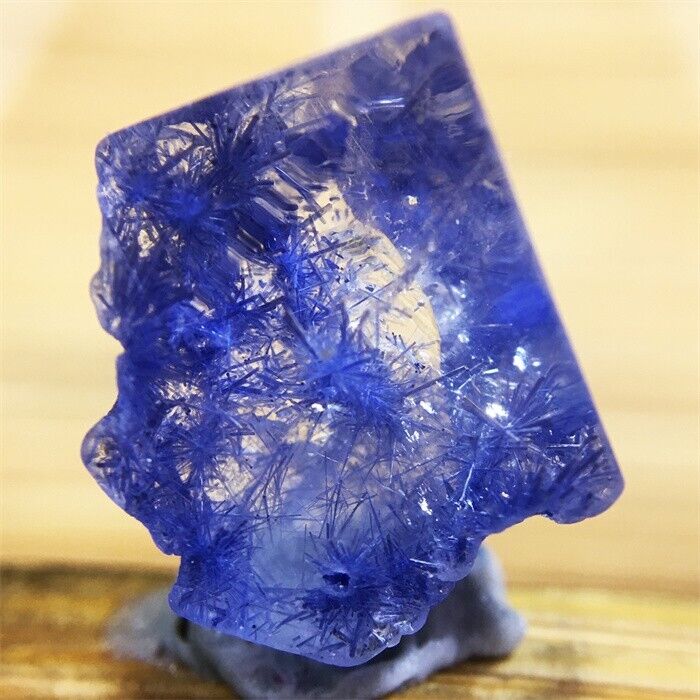 3Ct Very Rare NATURAL Beautiful Blue Dumortierite Crystal Specimen