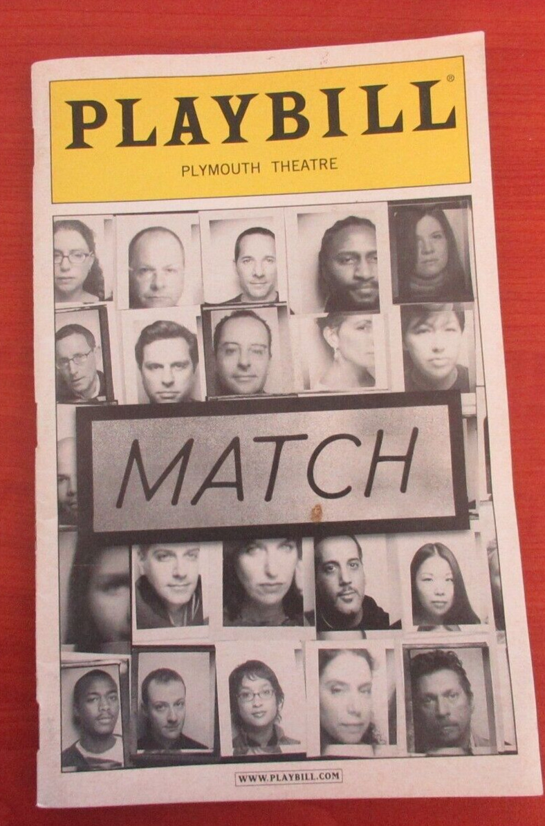 Playbill MATCH Plymouth Theatre