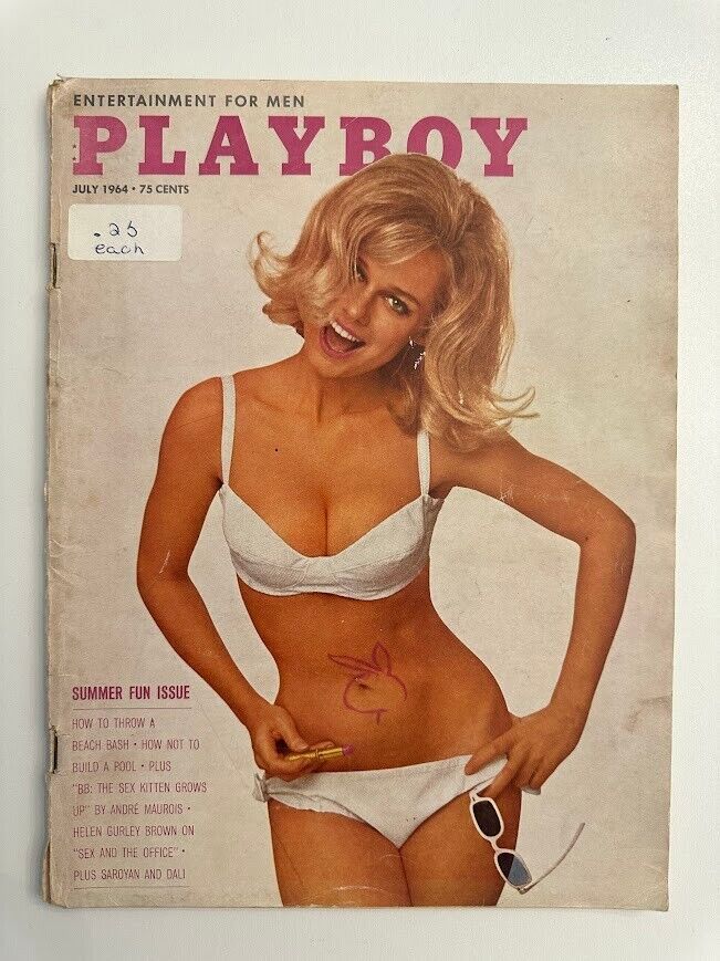 Playboy Magazine 1964 July | Centerfold Stapled | No Ripped Pages 