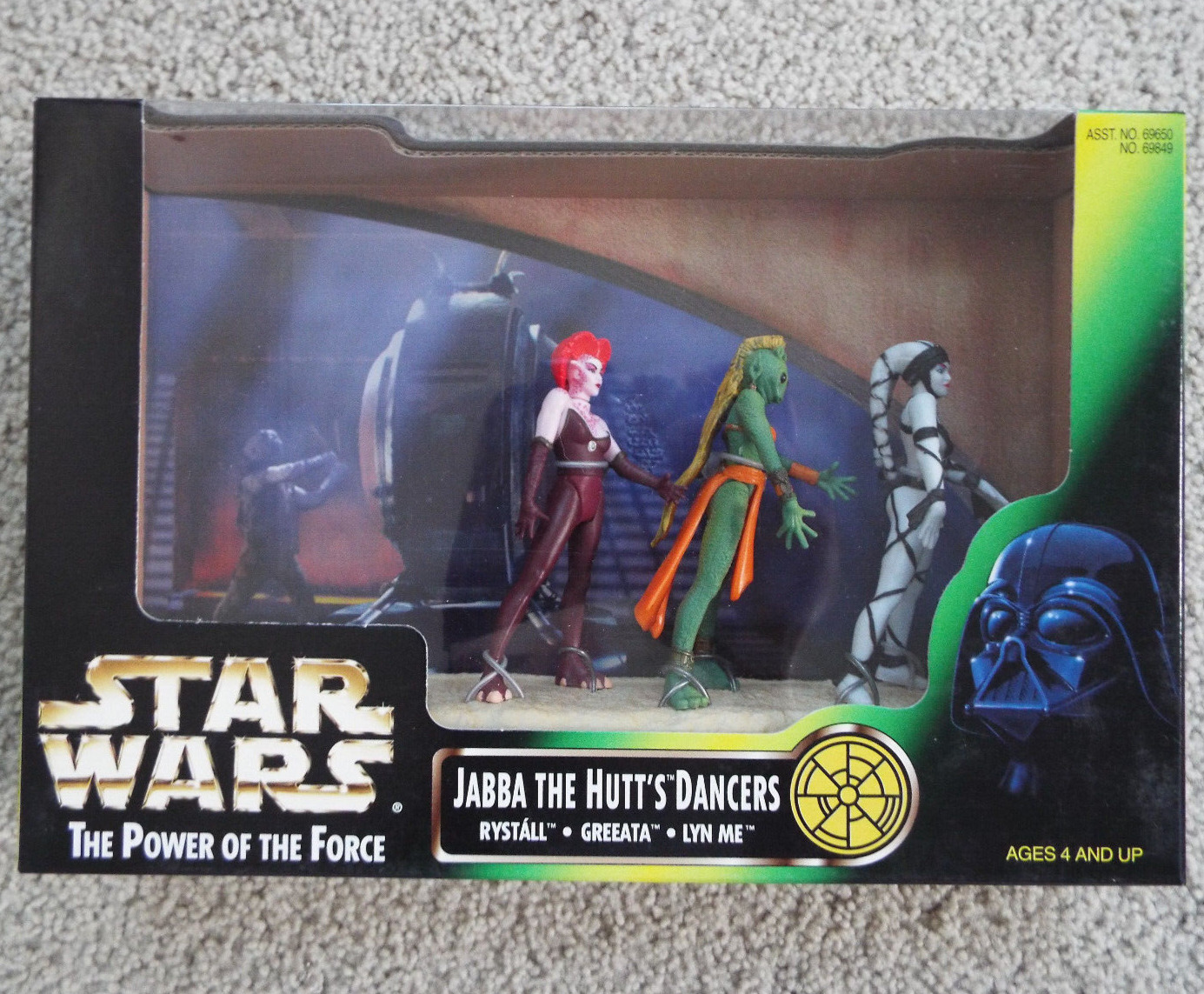 Star Wars The Power of the Force Jabba the Hutt\'s Dancers Kenner 1998 NIB