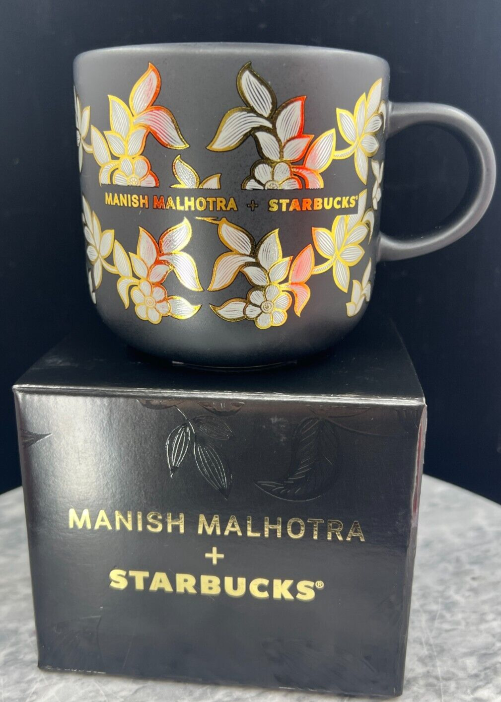 STARBUCKS X Manish malhotra Designed Cup 12 oz- (NIB)