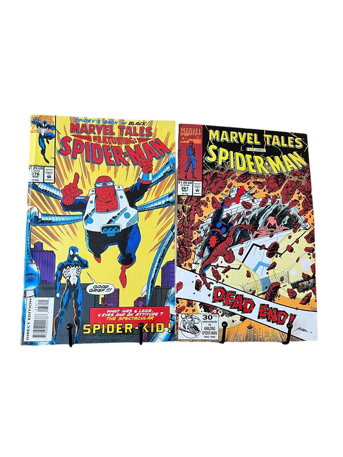 Marvel Vintage Comic Books Spider-Man Tales 261 276 1992 Spider-Kid Venom MCU
