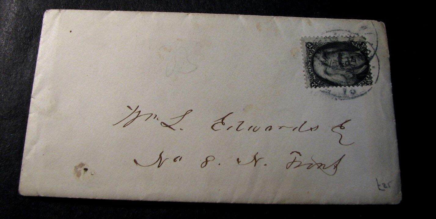 Old Postal Covers  Dated April, 1864 Letter on Slavery  with  Scott# 73  L210