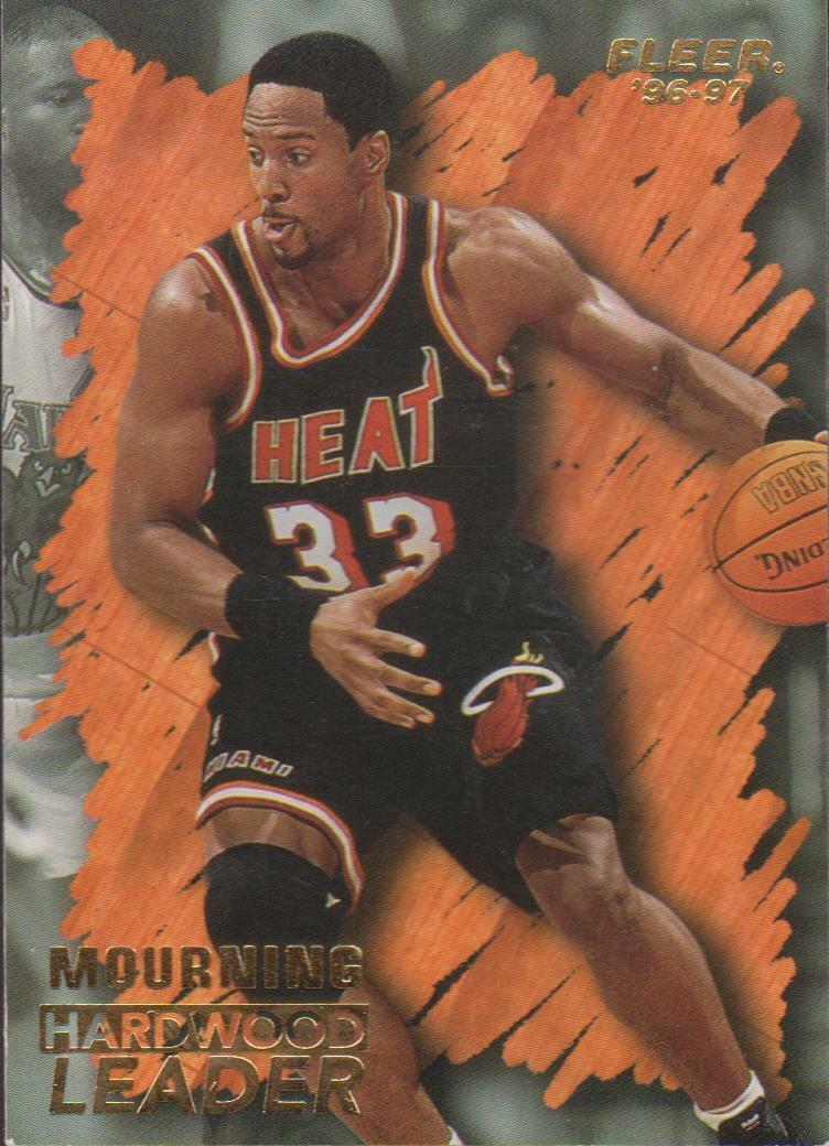 1996-97 Fleer Basketball #133 Alonzo Mourning HL