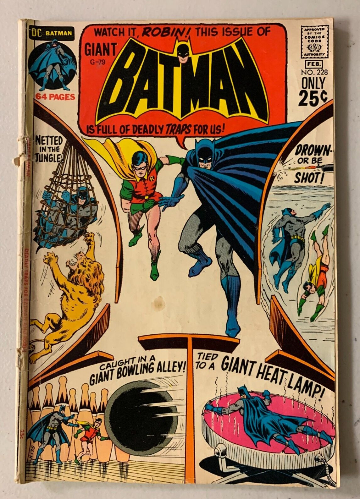 Batman #228 DC (3.0 GD/VG) (1971)
