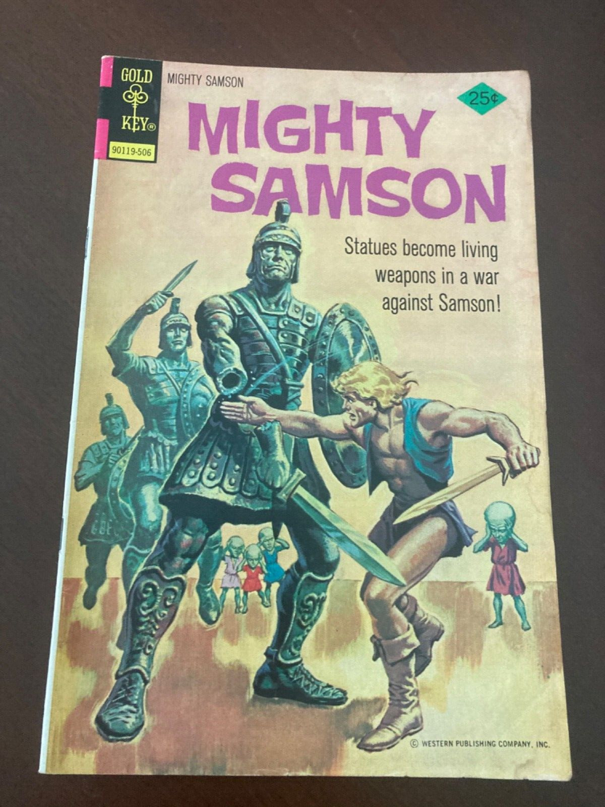 Mighty Samson (Gold Key) #28, June 1975, (1964 Series) $0.25, FVF 7.0 Comic Book