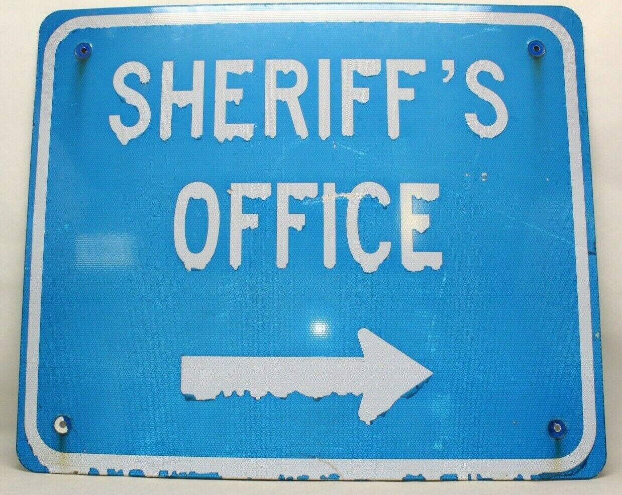  LARGE RETIRED SHERIFF\'S OFFICE STREET SIGN