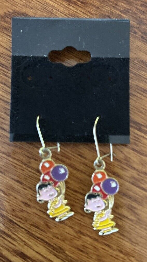 ✨ VTG NOS Peanuts  LUCY Ballon  AVIVA EARRINGS United Feature Jewelry  ✨