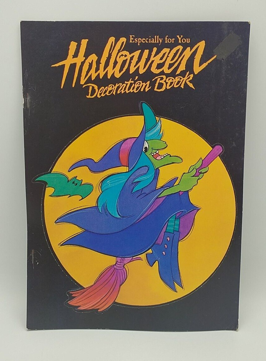 Rare American Greetings Halloween Press Out Diecut Decorations 5 Pages 
