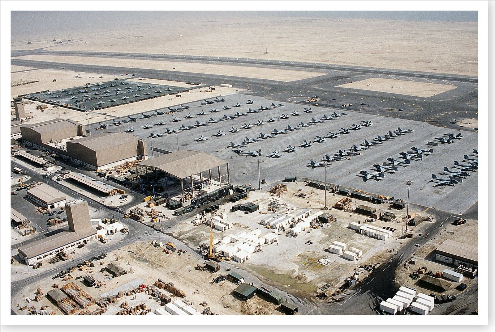 U.S.M.C. Marine Aircraft Wing 3 Bahrain Operation Desert Storm 8 x 12 Photo