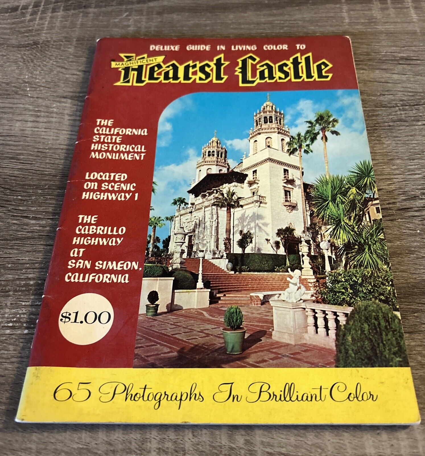 Vintage Deluxe Guide in Living Color to Magnificent Hearst Castle Good