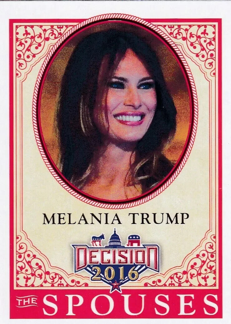 2016 Decision The Spouses #63 Melania Trump Rookie Card RC GEM MINT Pack Fresh
