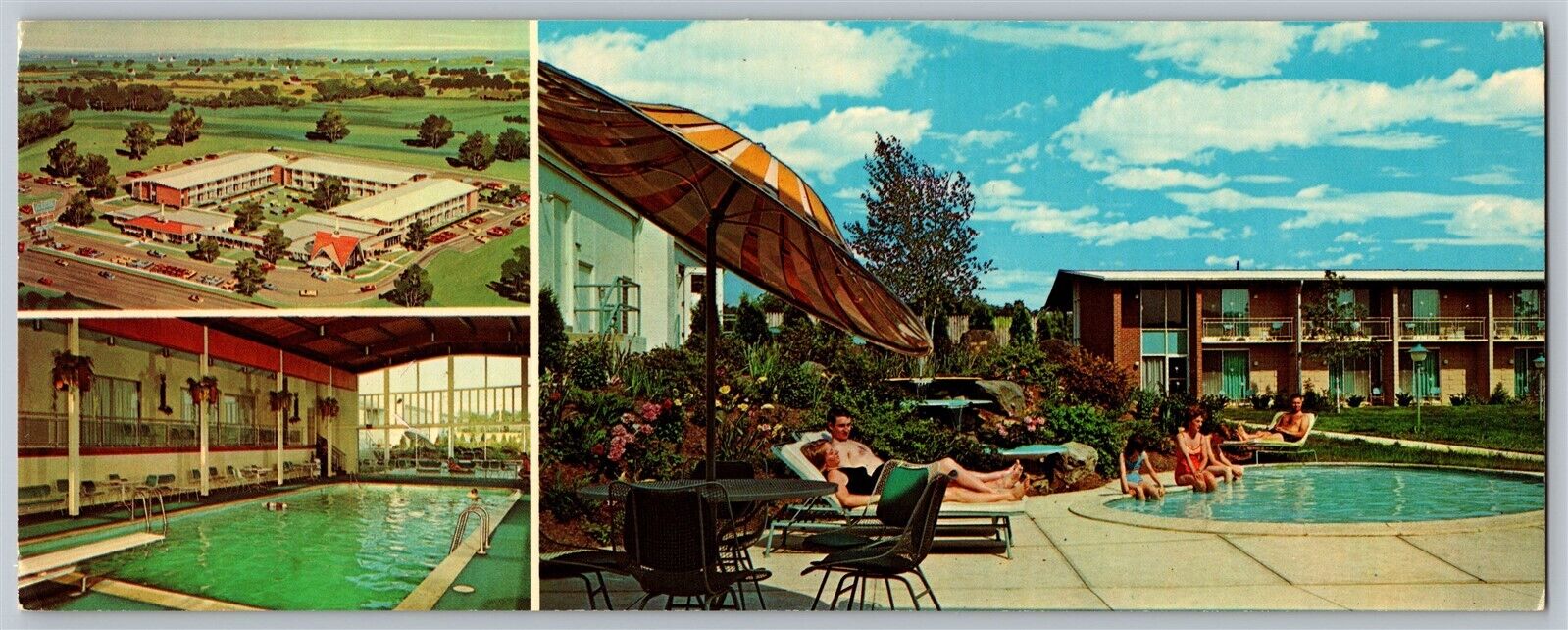 Lancaster PA Howard Johnson\'s Motor Lodge Hotel Motel Vtg Postcard Oversized UNP