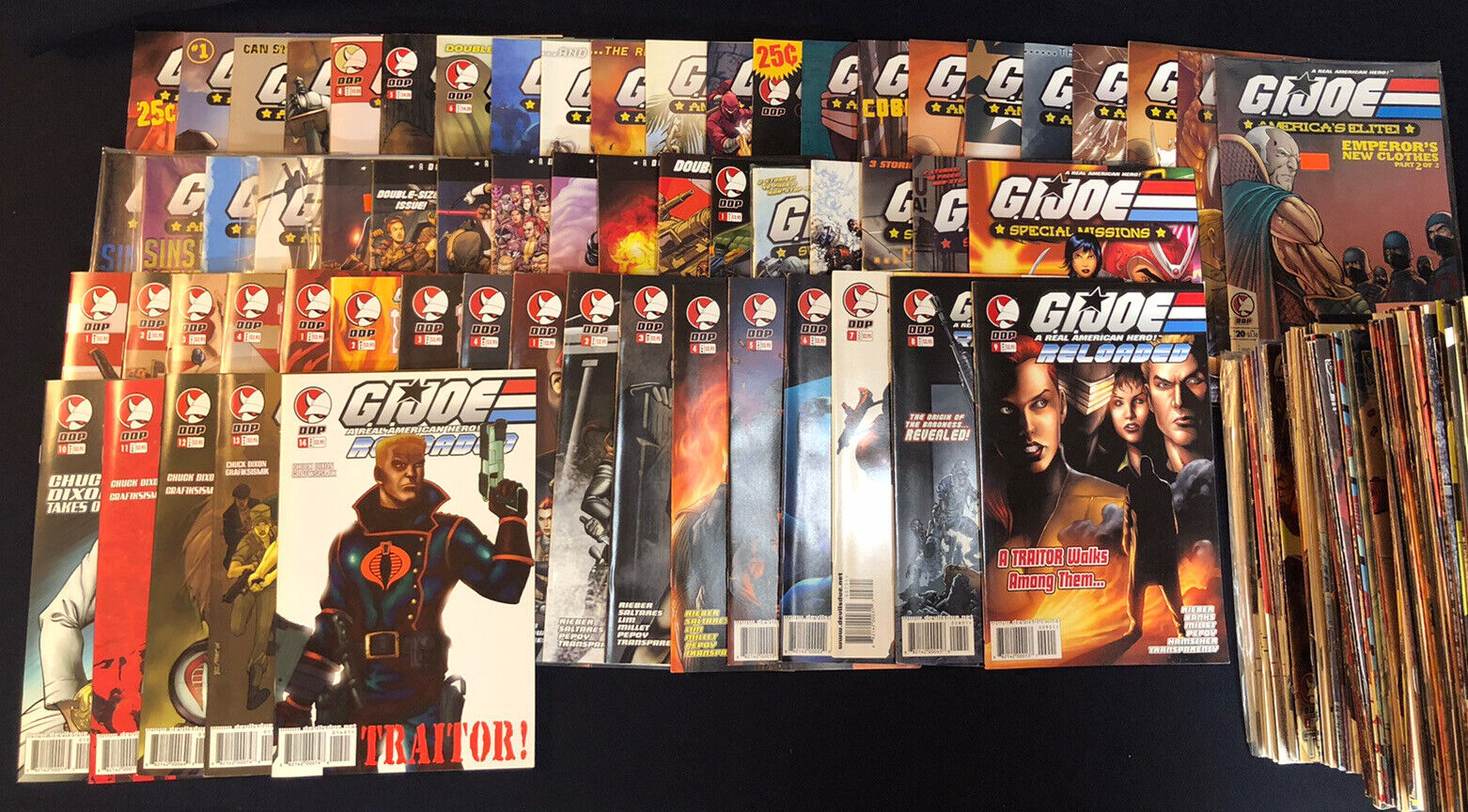 G.I. Joe Huge Comics Lot Devils Due, Image, IDW Series - Massive Lot 