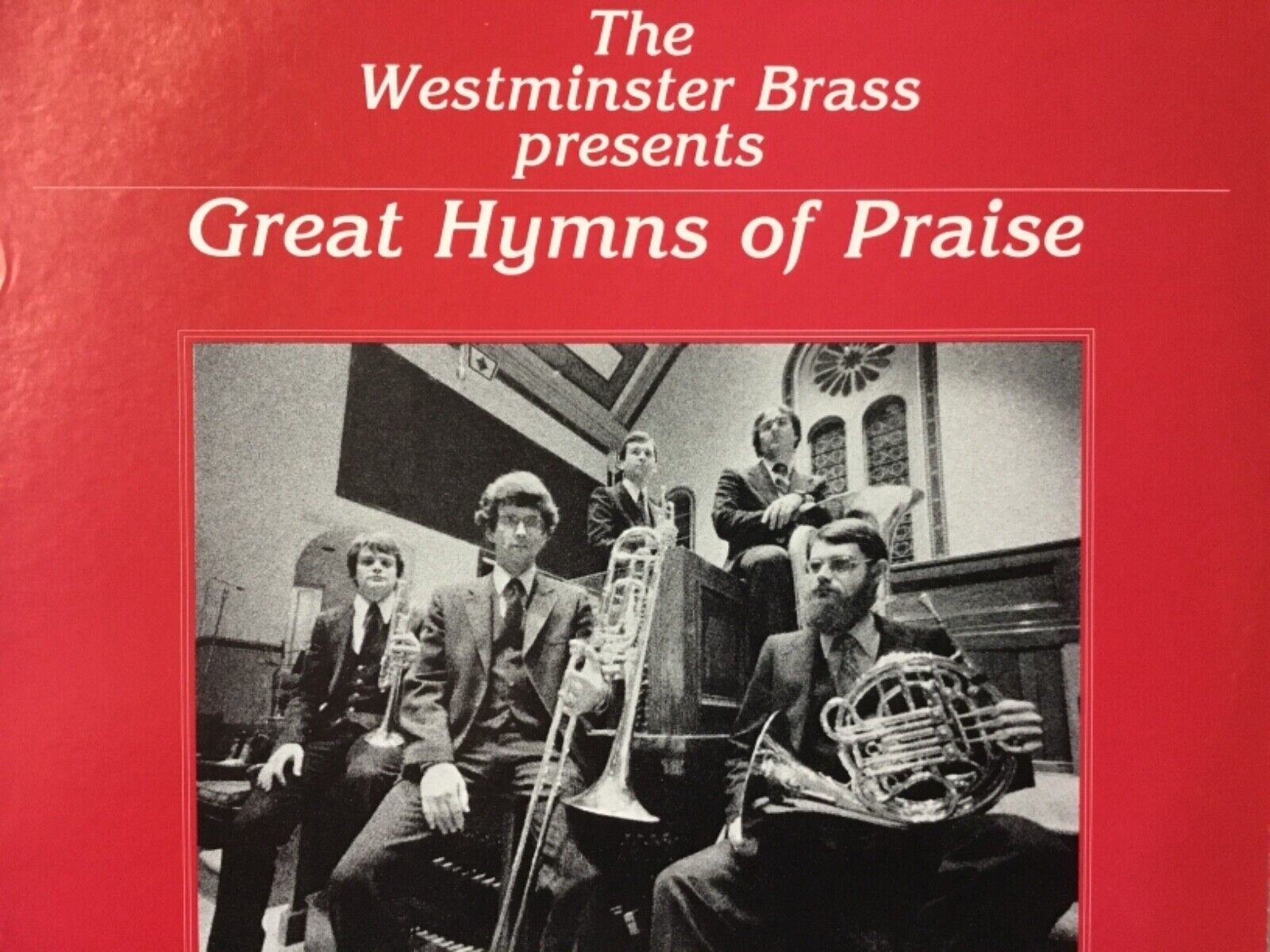 The Westminster Brass presents GREAT HYMNS OF PRAISE NM vinyl LP+bonus CD 