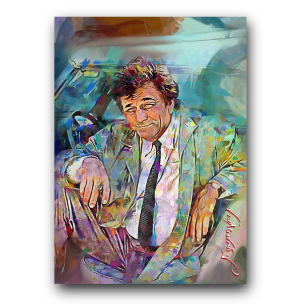 Columbo #2 Art Card Limited 42/50 Edward Vela Signed (Movies Characters)