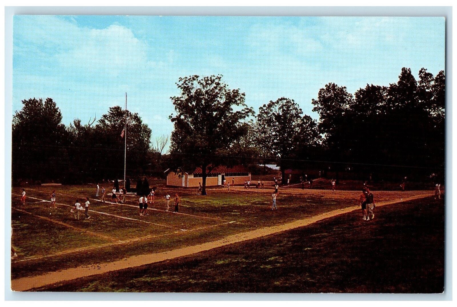 c1960's Smith-Walbridge Camp Trees Syracuse Indiana IN Unposted Vintage Postcard